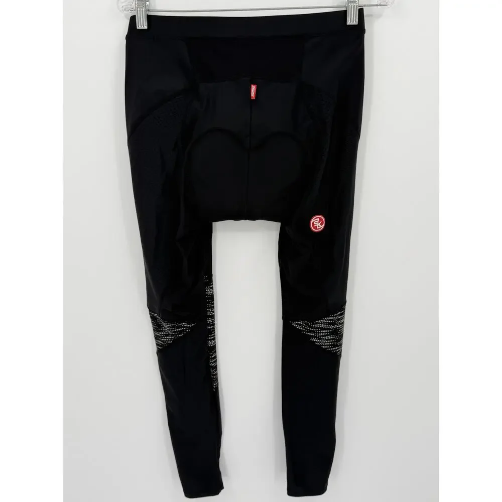 Souke Men's PA8030 Men's Padded Cycling Road Mountain Bike Tights Black Size L